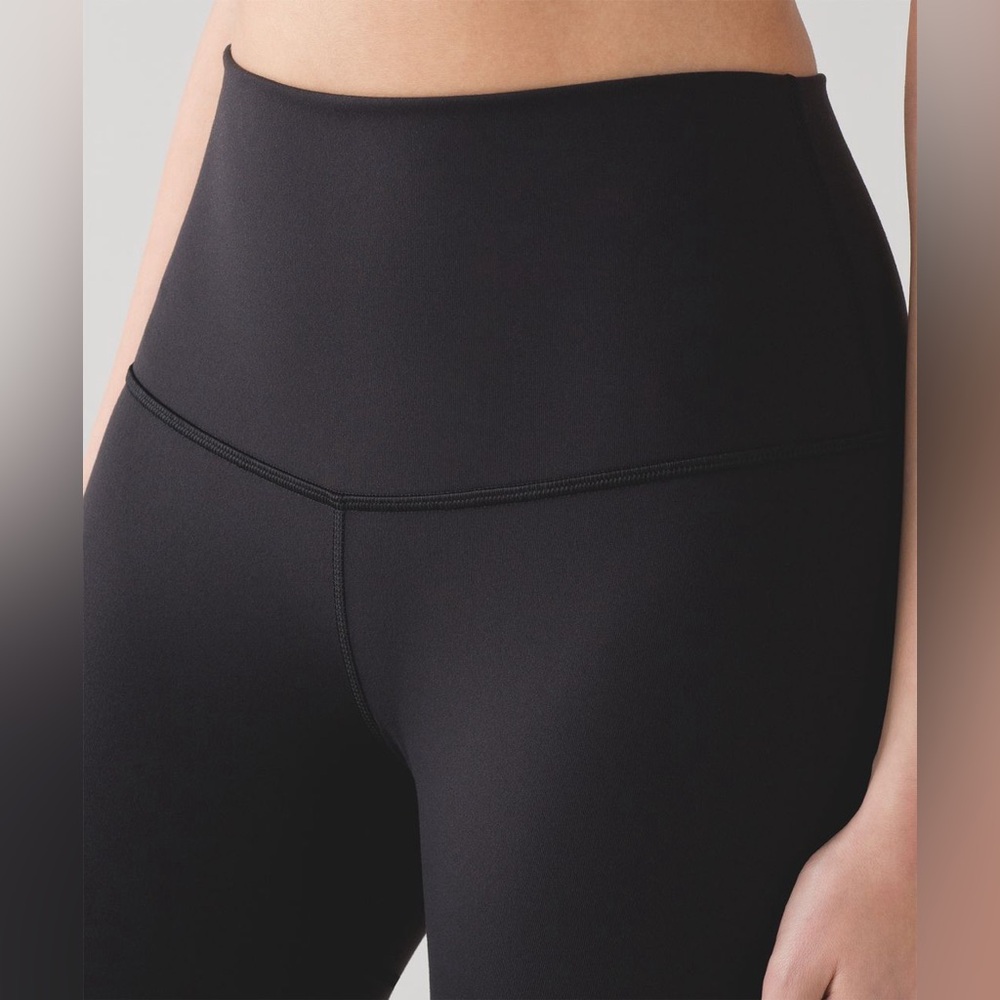 Lululemon Wunder Under Pant (Hi-Rise) (Mesh) Black - Picture 4 of 5